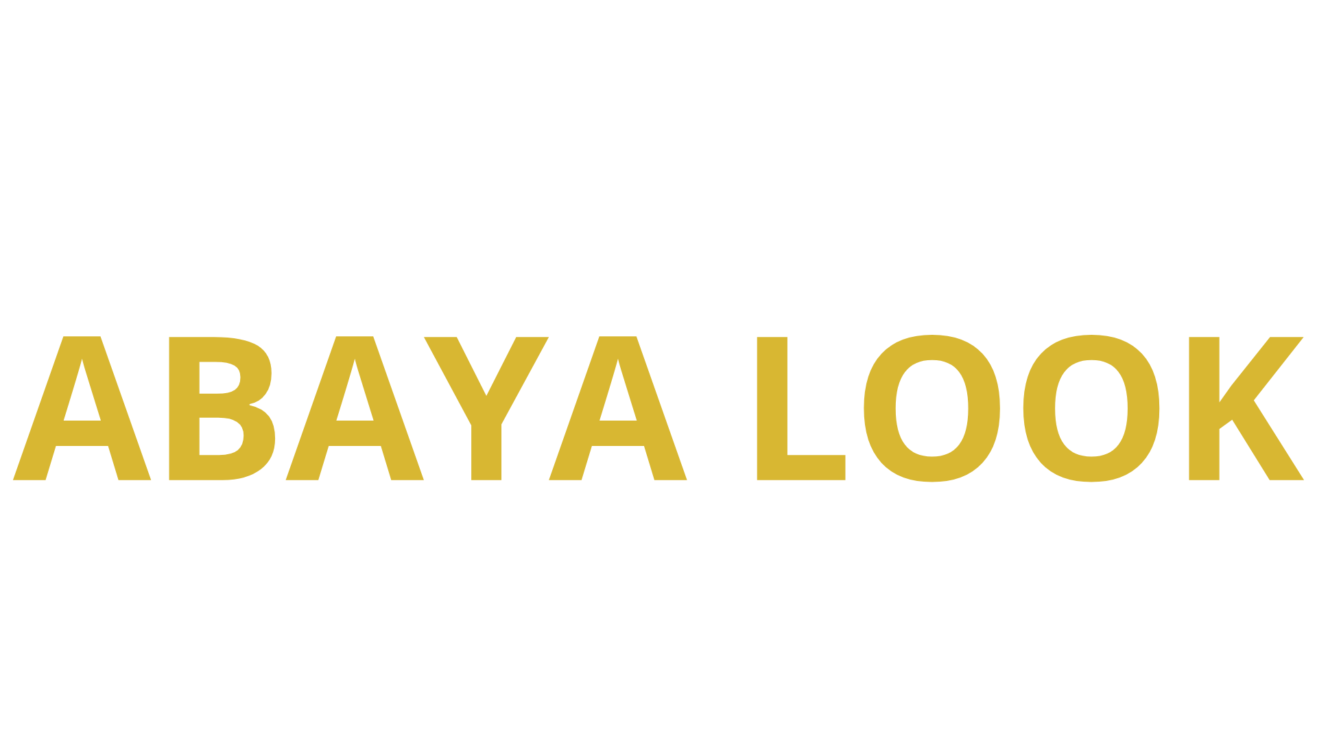 abaya look